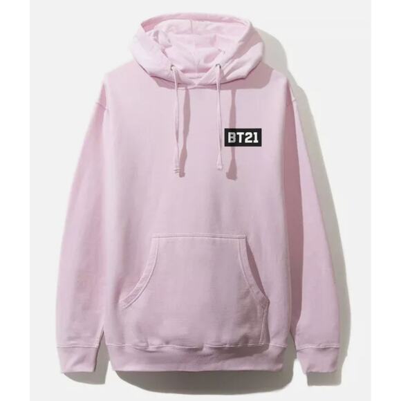ASSC x‎ BT21 Blended Hoodie Pink (ASSW471) Large - Picture 2 of 6